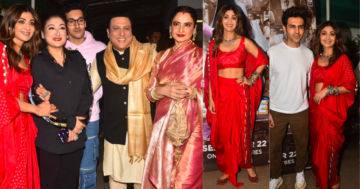 Shilpa Shetty Starrer Sukhee Witness A Starry Special Screening With Rekha, Govinda, Shabana Azmi, and Many More In Attendance